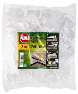 Spinki 1,5mm do systemu poziomowania