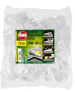 Spinki 2mm do systemu poziomowania