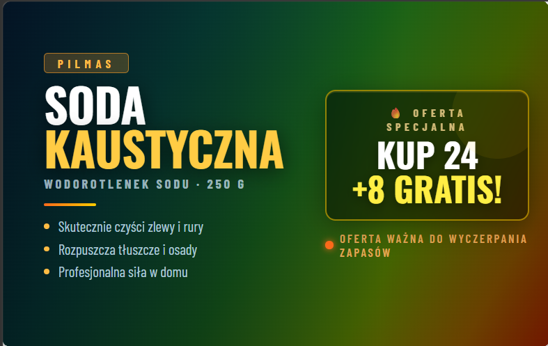 Promocja Soda kaustyczna 250 g